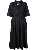 flared V-neck dress