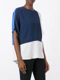 panelled blouse 