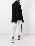 turtleneck flared sleeves jumper