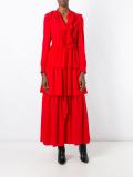 layered ruffled dress