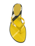 house check flip flops