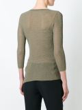 sheer knitted top