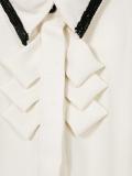 sequinned collar blouse
