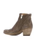 snakeskin effect boots