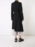 束腰带不对称外套