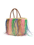 Maxi straw tote