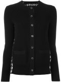 chiffon insert cardigan 