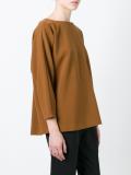 flared longsleeved blouse