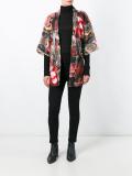 花卉印花和服夹克