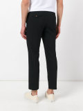 striped cropped trousers