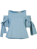 cold-shoulder blouse