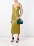 sequinned fitted dress