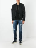 distressed jeans