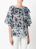 floral print blouse