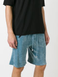 ribbed bermuda shorts
