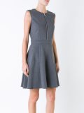 flared zip dress 