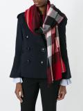 checked scarf