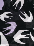 Swallow print scarf
