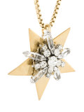 crystal star pendant necklace