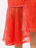 panelled lace skirt