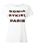 beaded logo T-shirt