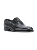 crocodile skin effect oxfords