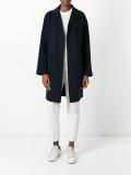 buttoned up coat 