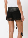 fringed shorts