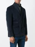 zipped inset blazer