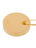 circular disc brooch