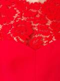 lace crepe couture dress