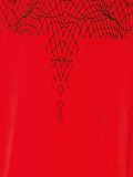 spider-web print T-shirt