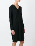 v-neck sweater dress