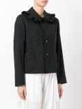ruffled collar jacket
