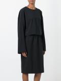 tucked effect dress