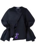puff sleeve oversized jacket