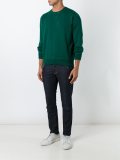 embroidered logo sweatshirt