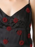 silk embroidered top