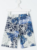 floral baroque printed shorts