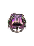 WENDY YUE DR12338 AMETHYST/EMERALD ??? Artificial->Acetate