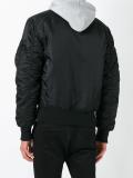 hooded bomber jacket