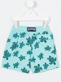 turtle print swim shorts