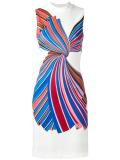 printed sleeveless dress 
