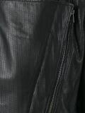 embossed leather jacket