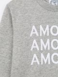 amore print sweatshirt