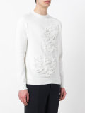 tweed trim sweatshirt 