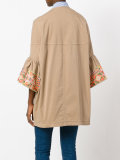 cropped sleeves coat 