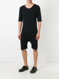 decoup jogger shorts