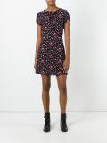 star print shift dress