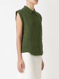 texturized knit blouse